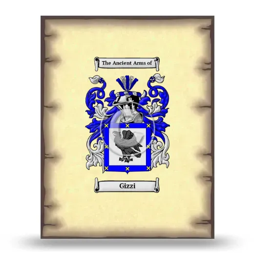 Gizzi Coat of Arms Print