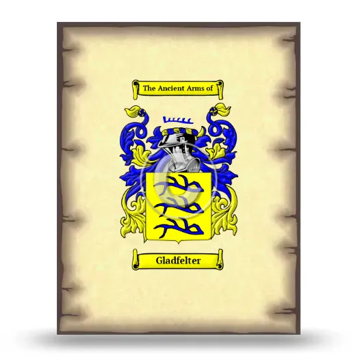 Gladfelter Coat of Arms Print