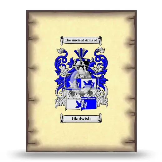 Gladwish Coat of Arms Print