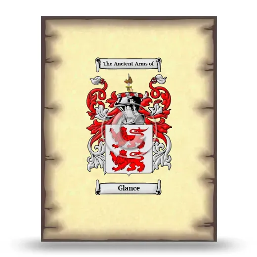 Glance Coat of Arms Print