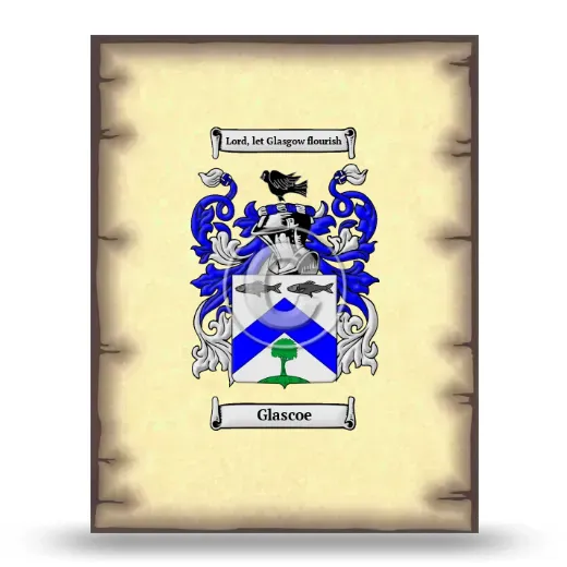 Glascoe Coat of Arms Print