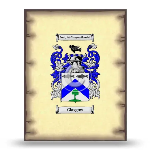 Glasgow Coat of Arms Print
