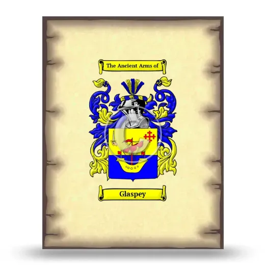 Glaspey Coat of Arms Print