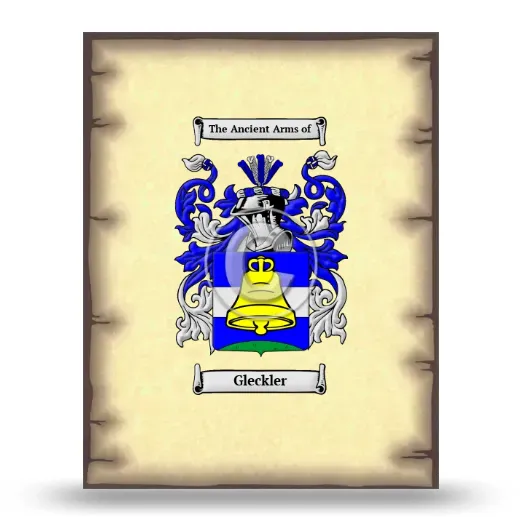Gleckler Coat of Arms Print