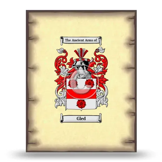 Gled Coat of Arms Print