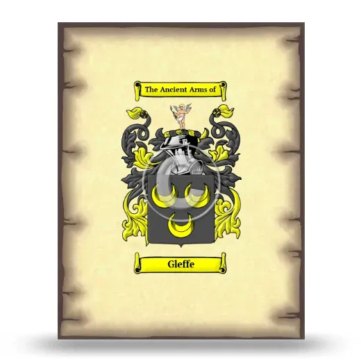 Gleffe Coat of Arms Print