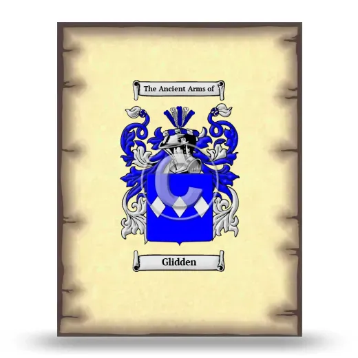 Glidden Coat of Arms Print