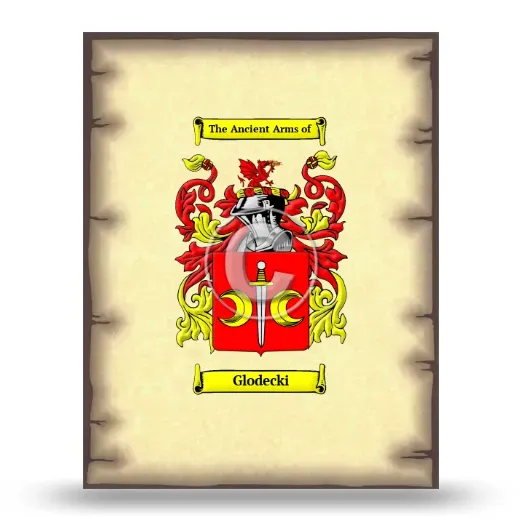 Glodecki Coat of Arms Print