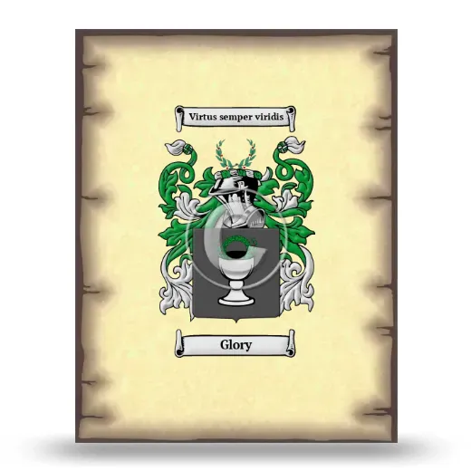 Glory Coat of Arms Print