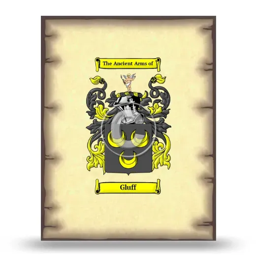 Gluff Coat of Arms Print