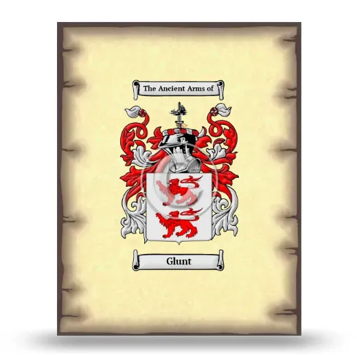 Glunt Coat of Arms Print