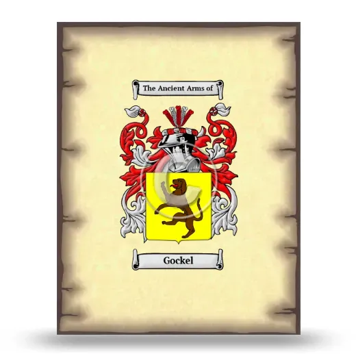 Gockel Coat of Arms Print