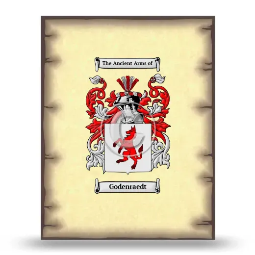 Godenraedt Coat of Arms Print