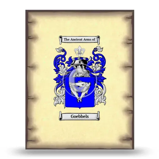 Goebbels Coat of Arms Print