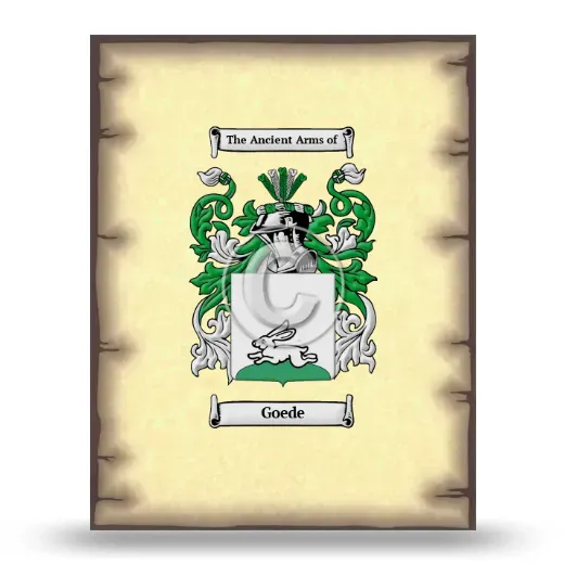 Goede Coat of Arms Print