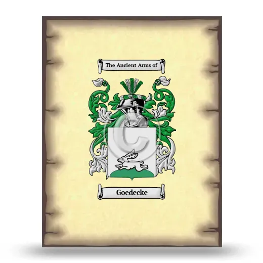 Goedecke Coat of Arms Print