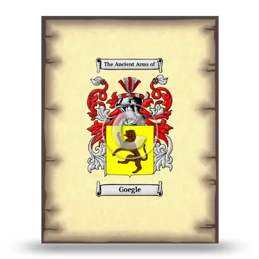 Goegle Coat of Arms Print
