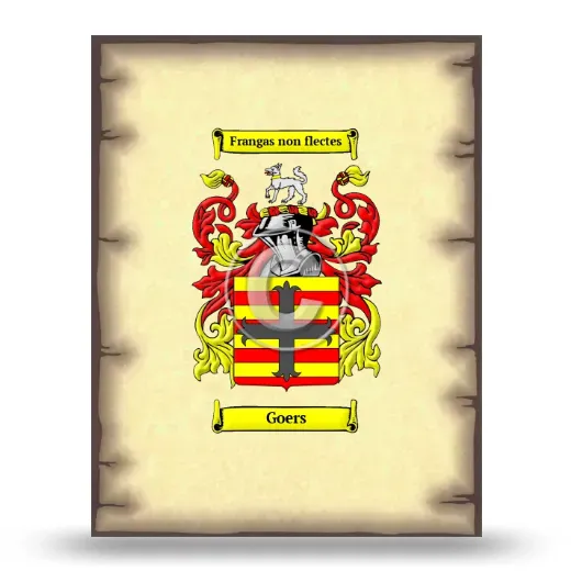 Goers Coat of Arms Print