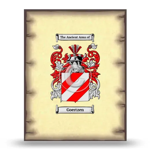 Goertzen Coat of Arms Print