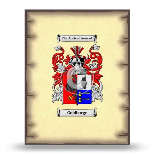 Goldburge Coat of Arms Print