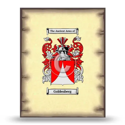 Goldenberg Coat of Arms Print