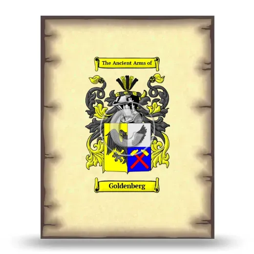Goldenberg Coat of Arms Print