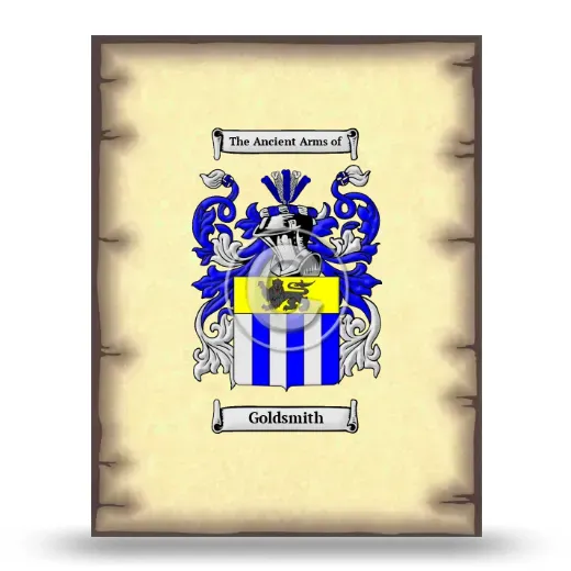 Goldsmith Coat of Arms Print