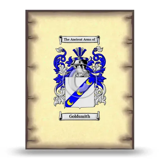 Goldsmith Coat of Arms Print