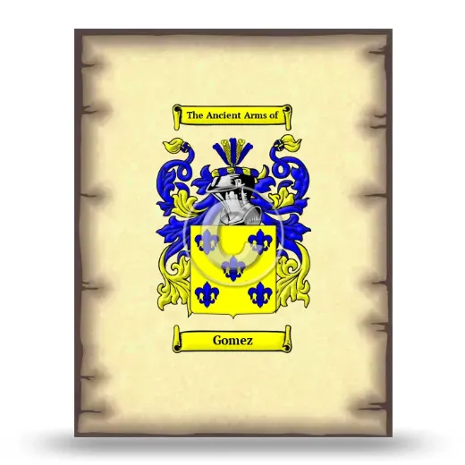 Gomez Coat of Arms Print