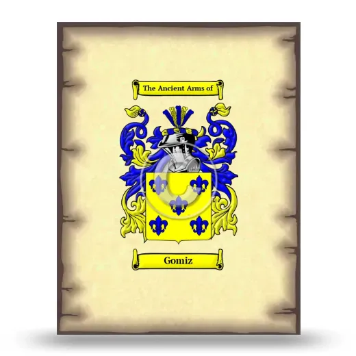 Gomiz Coat of Arms Print
