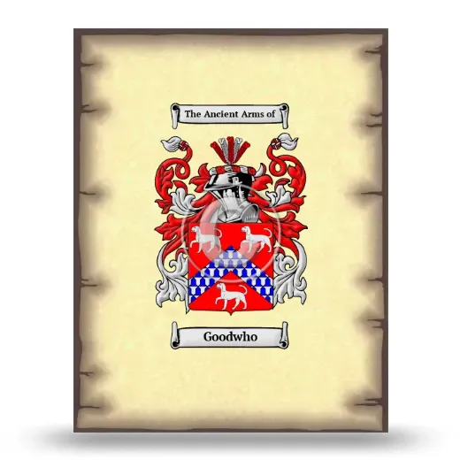 Goodwho Coat of Arms Print