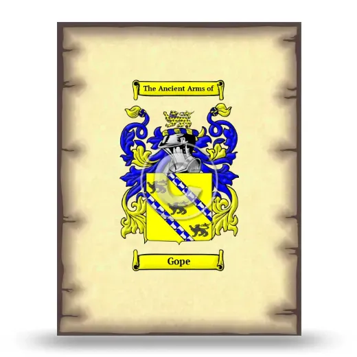 Gope Coat of Arms Print