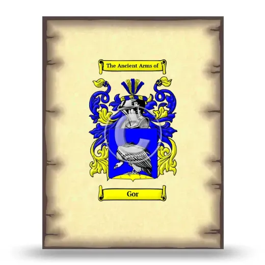 Gor Coat of Arms Print