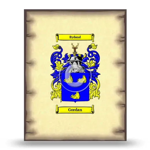 Gordan Coat of Arms Print