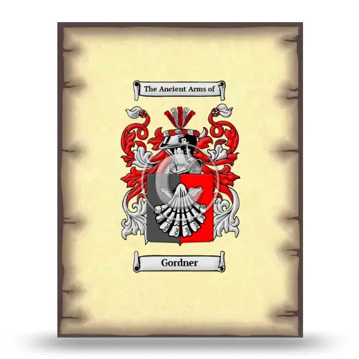 Gordner Coat of Arms Print