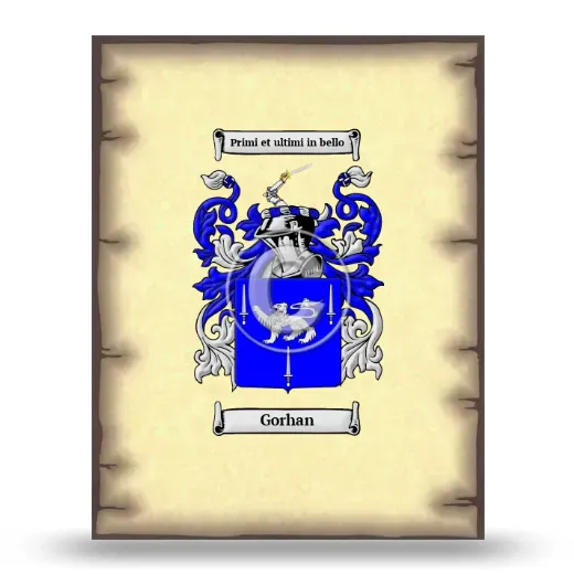 Gorhan Coat of Arms Print