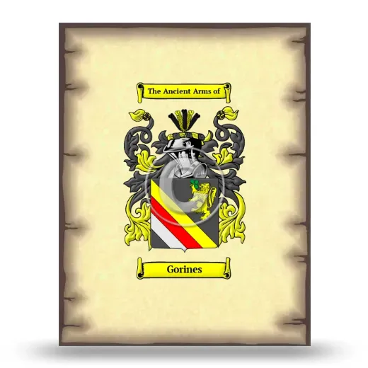 Gorines Coat of Arms Print