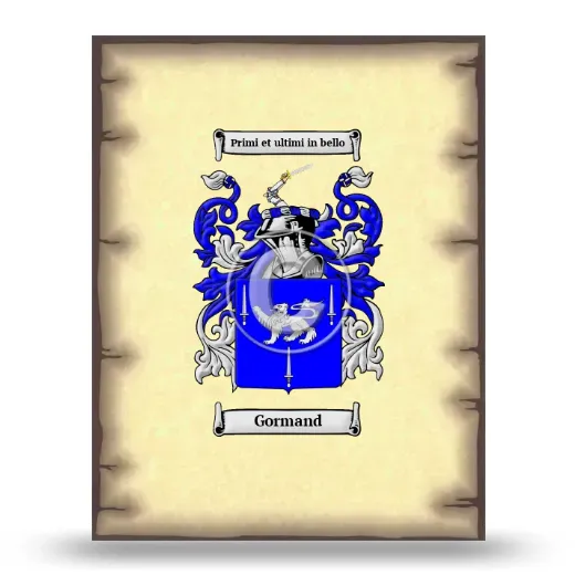 Gormand Coat of Arms Print