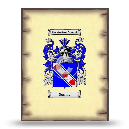 Gornay Coat of Arms Print