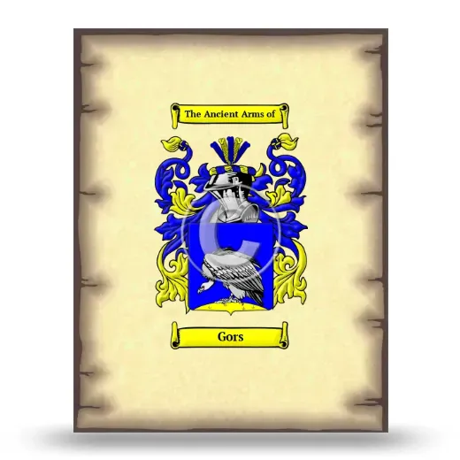 Gors Coat of Arms Print