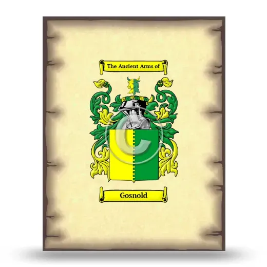 Gosnold Coat of Arms Print