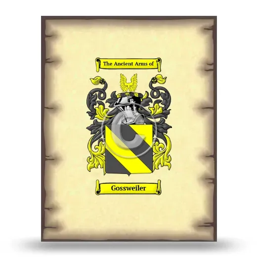 Gossweiler Coat of Arms Print