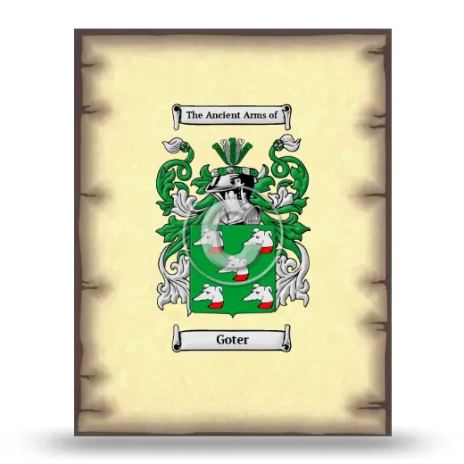 Goter Coat of Arms Print