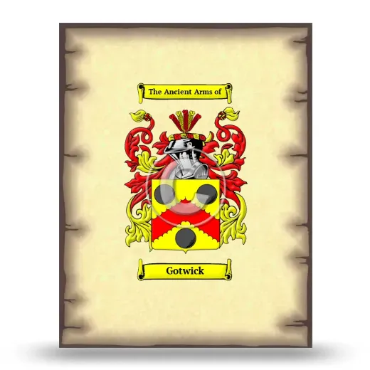 Gotwick Coat of Arms Print