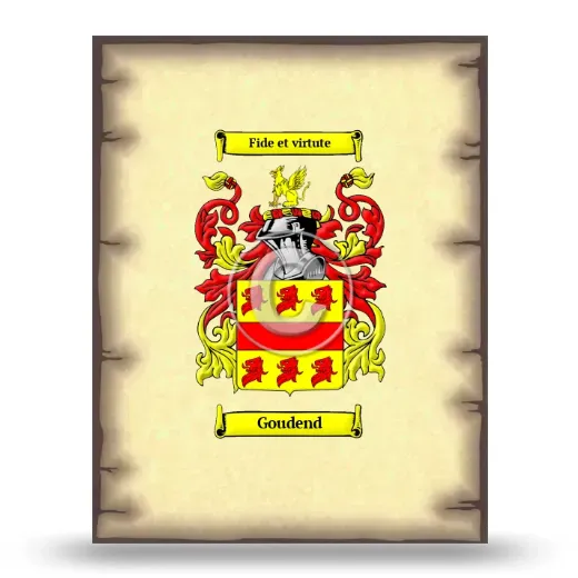 Goudend Coat of Arms Print