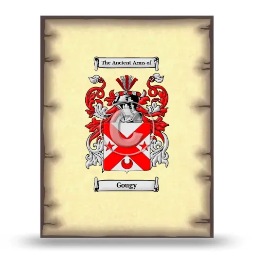 Gougy Coat of Arms Print