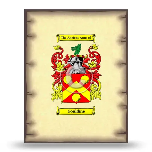 Gouldine Coat of Arms Print