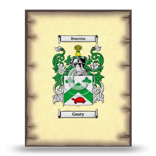 Gouty Coat of Arms Print