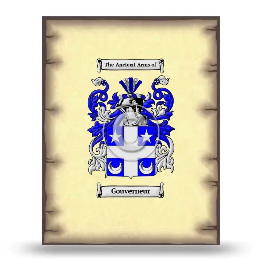 Gouverneur Coat of Arms Print