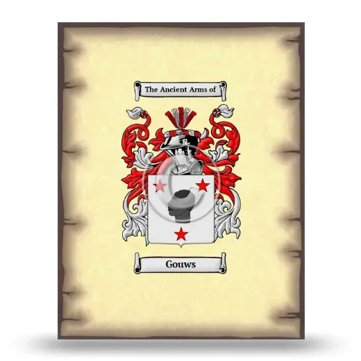 Gouws Coat of Arms Print